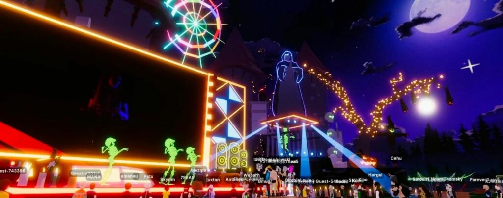 Decentraland is a virtual reality world owned by users 